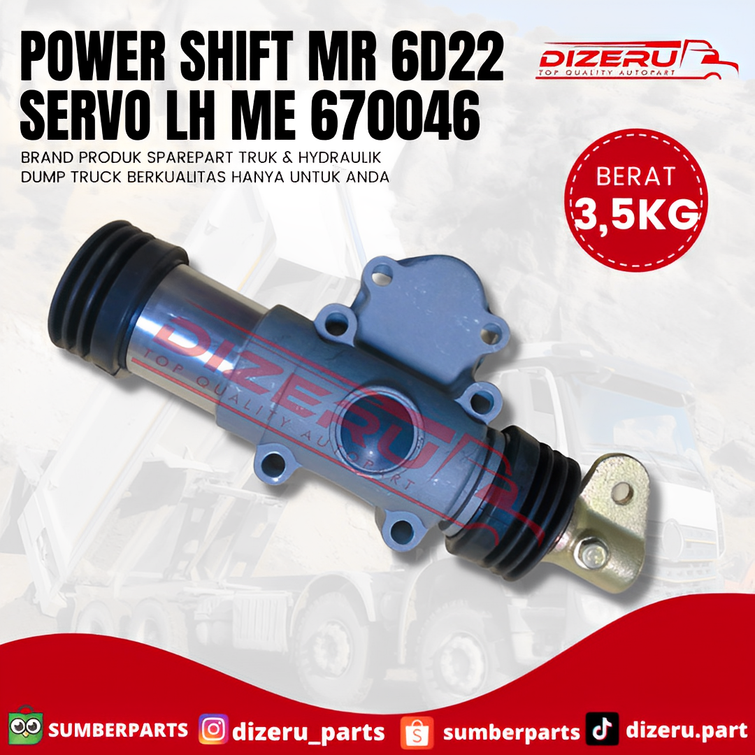 Power Shift MR 6D22 Servo LH ME 670046